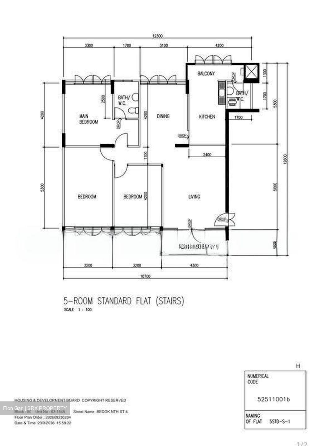Blk 90 Bedok North Street 4 (Bedok), HDB 5 Rooms #622703931